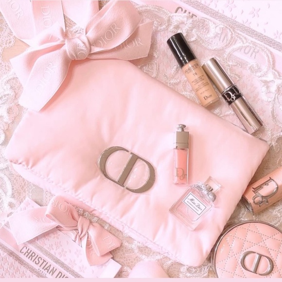 🆕 Dior Beauty Limited Edition Pink Pillow Pouch